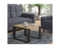 שולחן סלון LUCA 60x60, אלון ארטיסן שולחן סלון LUCA 60x60, אלון ארטיסן