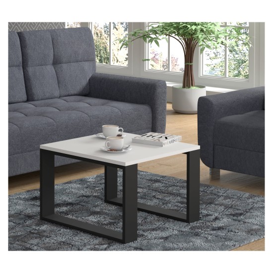 LUCA coffee table 60x60 cm, white mat LUCA coffee table 60x60 cm, white mat
