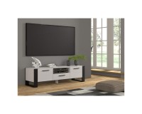 TV stand NUKA 160 cm, white matt