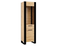 Display cabinet NUKA E 58 cm, artisan oak