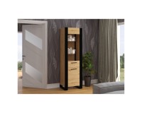 Display cabinet NUKA E 58 cm, artisan oak