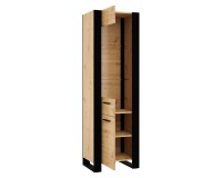 Display cabinet NUKA E 58 cm, artisan oak