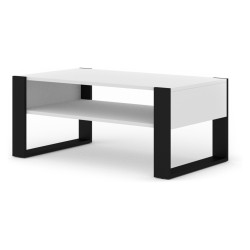 Coffee table NUKA F 110 cm, white matt