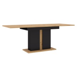 Extendable dining table NUKA I 140 cm, artisan oak