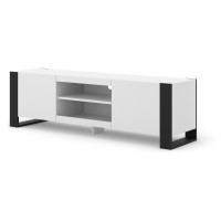 TV stand MONDI 158 cm, white matt