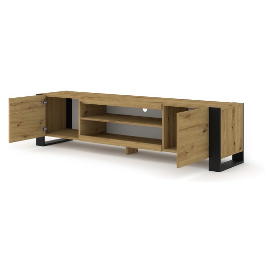 TV stand MONDI 188 cm, artisan oak TV stand MONDI 188 cm, artisan oak