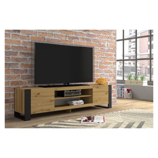 TV stand MONDI 188 cm, artisan oak TV stand MONDI 188 cm, artisan oak