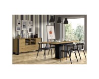 Extendable dining table MONDI 160 cm, artisan oak Extendable dining table MONDI 160 cm, artisan oak