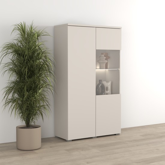 Display cabinet MODO 80 cm, cashmere Display cabinet MODO 80 cm, cashmere
