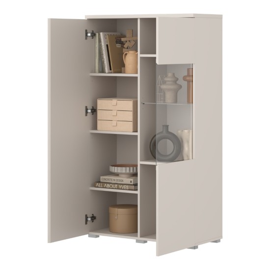 Display cabinet MODO 80 cm, cashmere Display cabinet MODO 80 cm, cashmere
