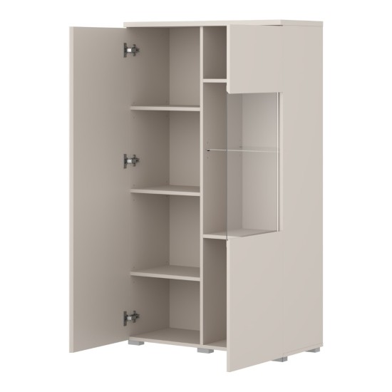 Display cabinet MODO 80 cm, cashmere Display cabinet MODO 80 cm, cashmere