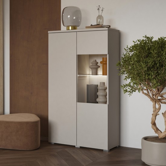Display cabinet MODO 80 cm, cashmere Display cabinet MODO 80 cm, cashmere