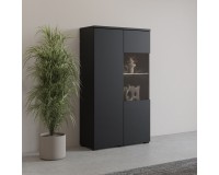 Display cabinet MODO 80 cm, black onyx Display cabinet MODO 80 cm, black onyx
