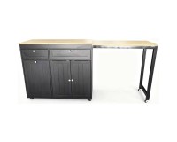 Showing image for Jamaica Kitchen Island with Pull Out Table, 123 cm Jamaica Kitchen Island with Pull Out Table, 123 cm