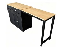 Showing image for Jamaica Kitchen Island with Pull Out Table, 123 cm Jamaica Kitchen Island with Pull Out Table, 123 cm