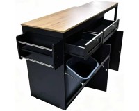 Showing image for Jamaica Kitchen Island with Pull Out Table, 123 cm Jamaica Kitchen Island with Pull Out Table, 123 cm