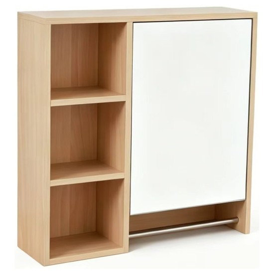 SRG30 Wall Cabinet with Mirror and Towel Rail, 60 cm