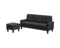 Montreal Corner Sofa with Ottoman, 190 cm