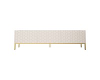 TV stand HESSERACT 190 cm, white gloss