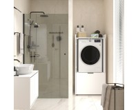 Washing machine cabinet LUNA Helvetia 77 cm, white
