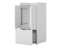 Washing machine cabinet LUNA Helvetia 77 cm, white