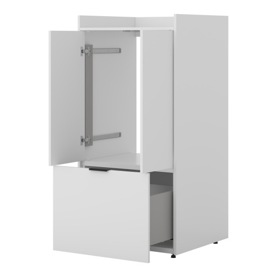 Washing machine cabinet LUNA Helvetia 77 cm, white