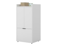 Washing machine cabinet LUNA Helvetia 77 cm, white