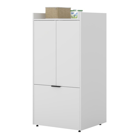 Washing machine cabinet LUNA Helvetia 77 cm, white