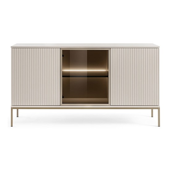 SENTO chest of drawers 154 cm, cashmere