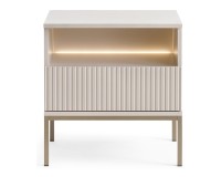 SENTO bedside table 54 cm, cashmere
