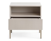SENTO bedside table 54 cm, cashmere