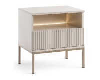 SENTO bedside table 54 cm, cashmere
