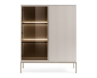 SENTO display cabinet 104 cm, cashmere