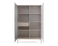 SENTO tall display cabinet 104 cm, cashmere