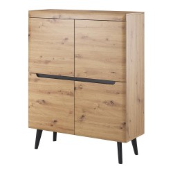 NORDI tall chest of drawers 107 cm, Artisan oak NORDI tall chest of drawers 107 cm, Artisan oak