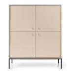 MONO tall chest of drawers 104 cm, sand beige