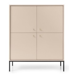 MONO tall chest of drawers 104 cm, sand beige