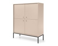 MONO tall chest of drawers 104 cm, sand beige MONO tall chest of drawers 104 cm, sand beige