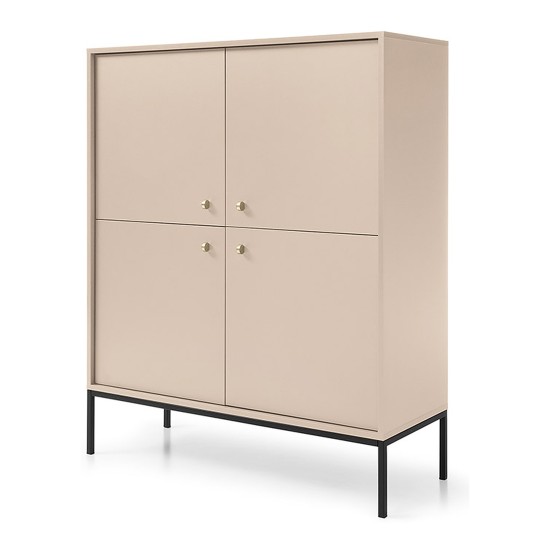 MONO tall chest of drawers 104 cm, sand beige MONO tall chest of drawers 104 cm, sand beige