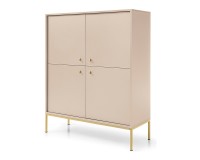 MONO tall chest of drawers 104 cm, sand beige MONO tall chest of drawers 104 cm, sand beige