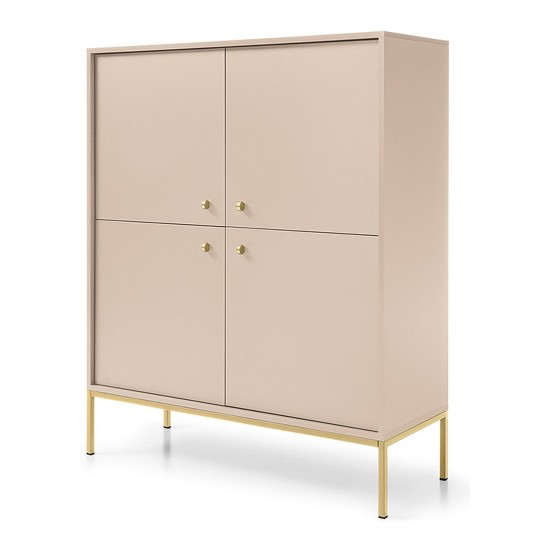 MONO tall chest of drawers 104 cm, sand beige MONO tall chest of drawers 104 cm, sand beige