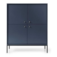MONO tall chest of drawers 104 cm, navy