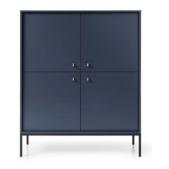 MONO tall chest of drawers 104 cm, navy MONO tall chest of drawers 104 cm, navy