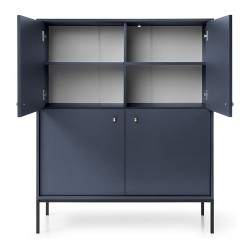 MONO tall chest of drawers 104 cm, navy MONO tall chest of drawers 104 cm, navy