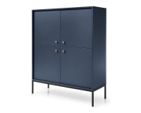 MONO tall chest of drawers 104 cm, navy MONO tall chest of drawers 104 cm, navy