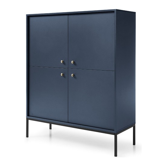 MONO tall chest of drawers 104 cm, navy MONO tall chest of drawers 104 cm, navy