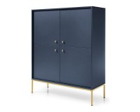 MONO tall chest of drawers 104 cm, navy MONO tall chest of drawers 104 cm, navy