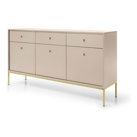 MONO chest of drawers 154 cm, sand beige MONO chest of drawers 154 cm, sand beige