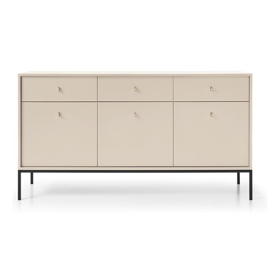 MONO chest of drawers 154 cm, sand beige MONO chest of drawers 154 cm, sand beige