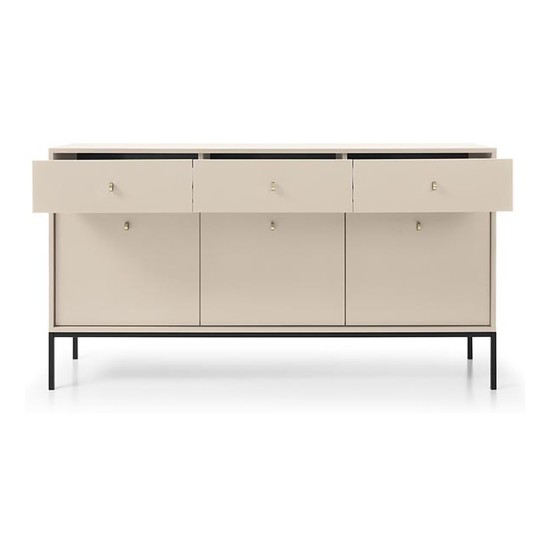 MONO chest of drawers 154 cm, sand beige MONO chest of drawers 154 cm, sand beige